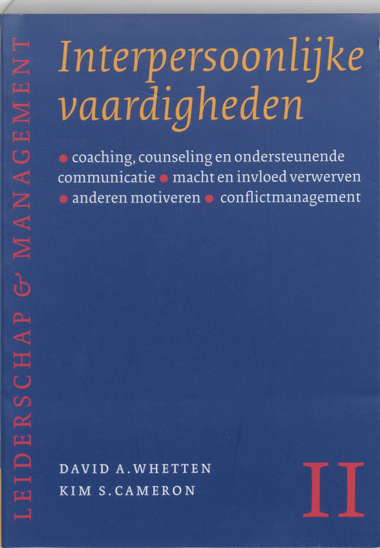 Interpersoonlijke vaardigheden / Leiderschap & Management / II