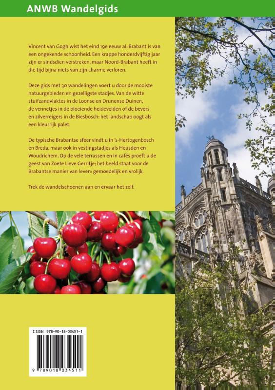 Noord-Brabant / ANWB wandelgids Noord-Brabant / ANWB wandelgids achterkant