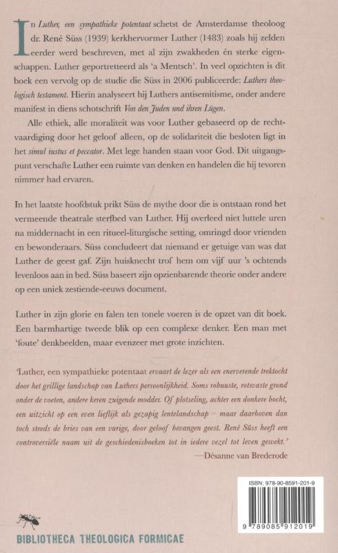 Luther, een sympathieke potentaat achterkant