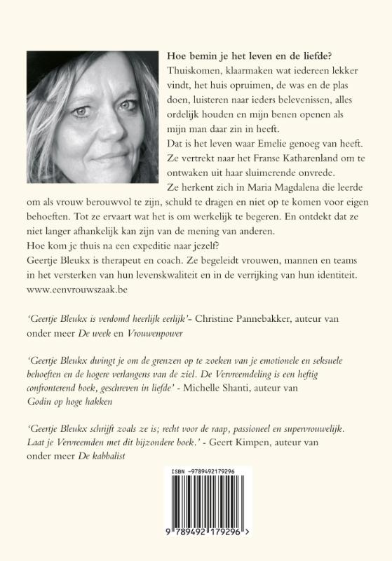 De Vervreemdeling achterkant