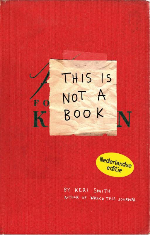 boekenbalie_9789049107154_cover This is not a book - Nederlandse editie