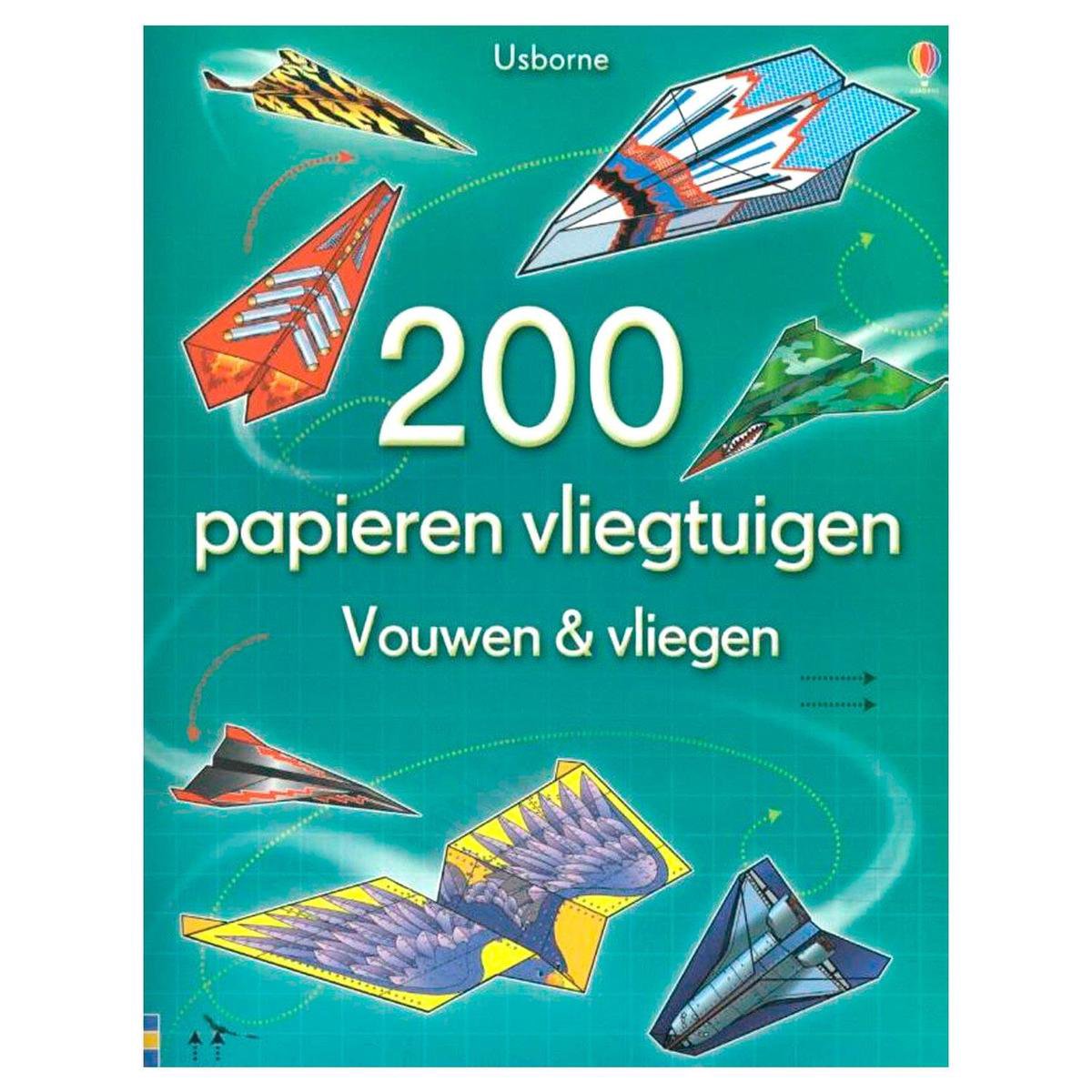 boekenbalie_9781474956819_cover 200 Papieren vliegtuigen - Vouwen en vliegen