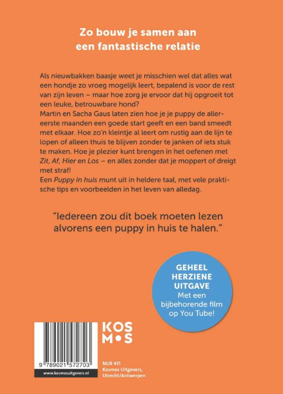 Een puppy in huis Een puppy in huis achterkant