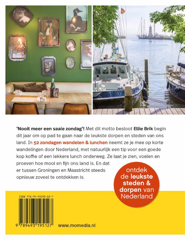 52 zondagen wandelen & lunchen 52 zondagen wandelen & lunchen achterkant