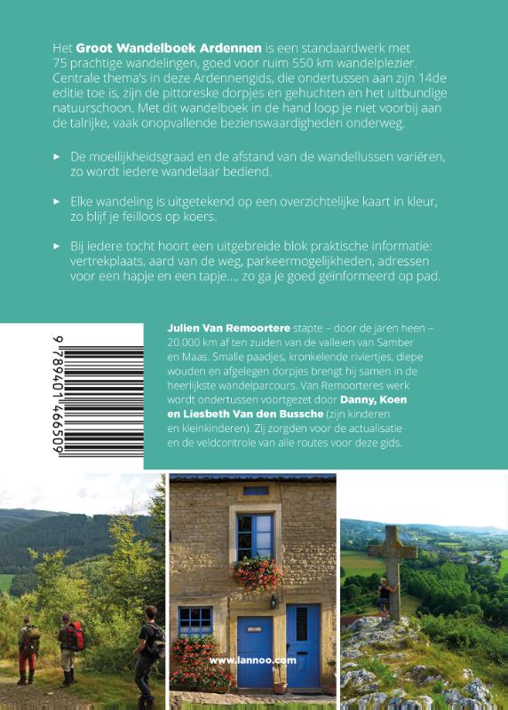 Groot wandelboek Ardennen achterkant
