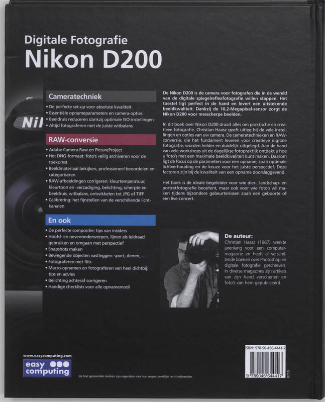 Digitale Fotografie Nikon D200 achterkant