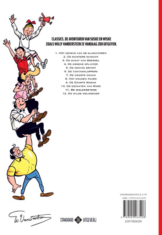 De Wolkeneters / Suske en Wiske Classics / 11 achterkant