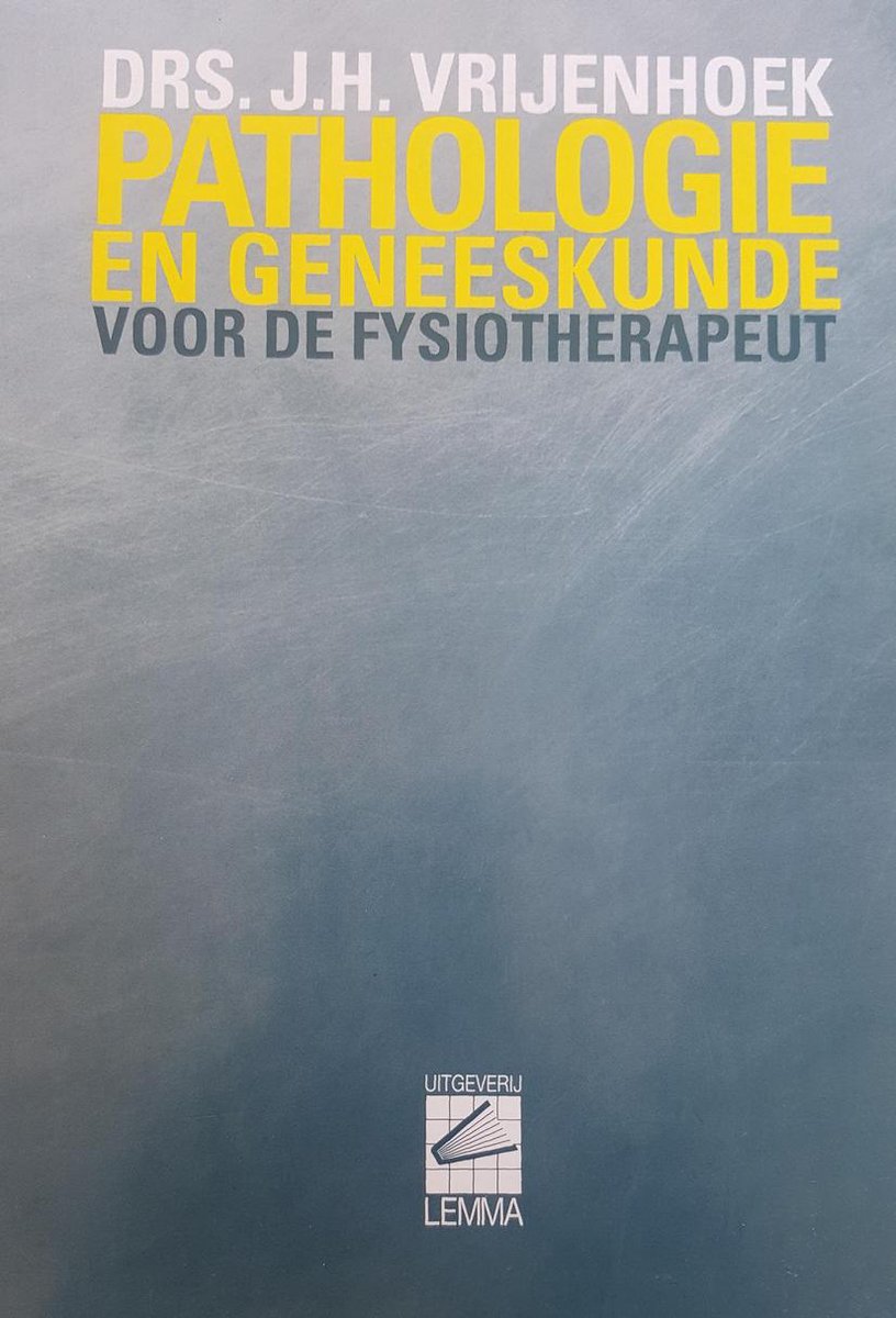 boekenbalie_9789051892734_cover Pathologie en geneeskunde voor de fysiotherapeut
