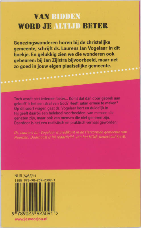 Van bidden word je altijd beter / Hot Items achterkant
