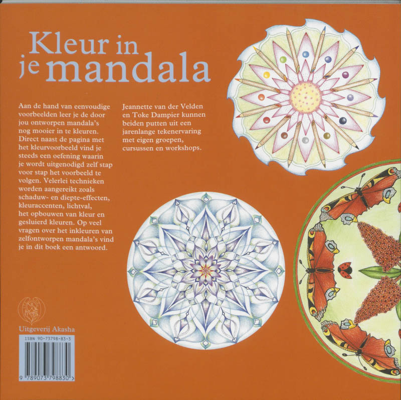 Kleur in je mandala achterkant