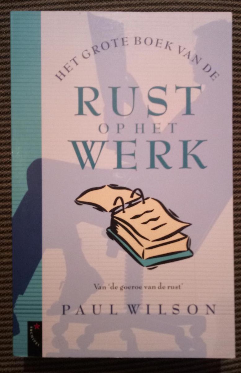 Grote Boek Van Rust Op Het Werk