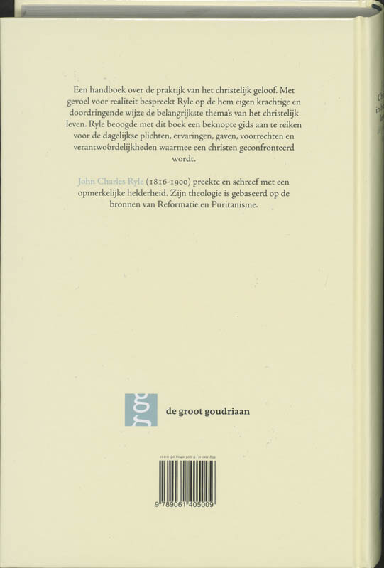 Christen-zijn in het dagelijks leven Christen-zijn in het dagelijks leven achterkant