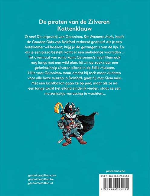 De piraten van de Zilveren Kattenklauw / Geronimo Stilton-reeks / 3 achterkant
