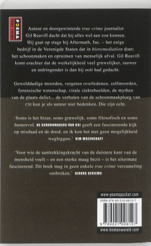 De schoonmakers van CSI achterkant