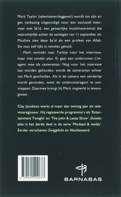 Duivelsplan / Misdaad en media / 3 achterkant