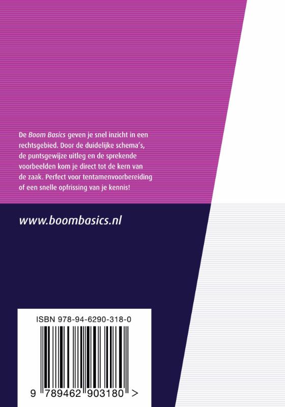 Boom Basics Burgerlijk procesrecht / Boom Basics achterkant
