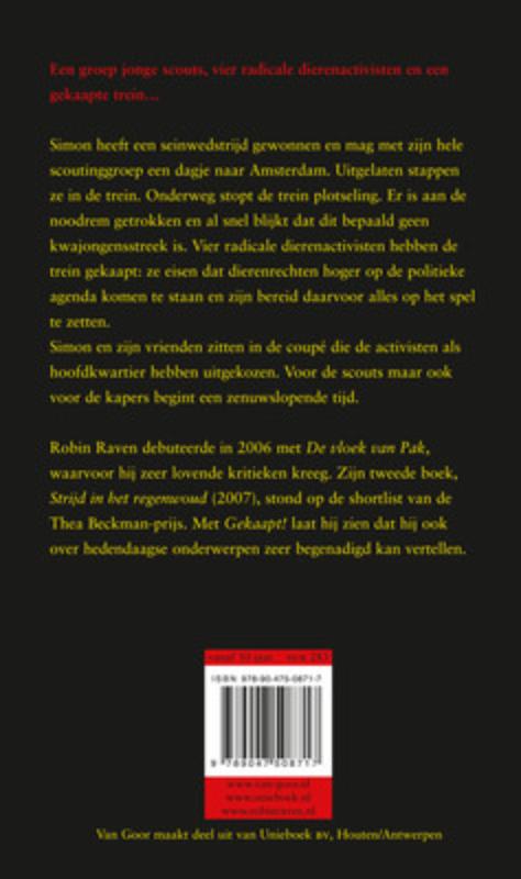 Gekaapt! Gekaapt! achterkant