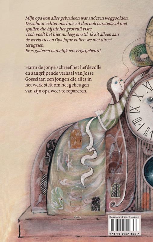 De vogeltjesklok achterkant