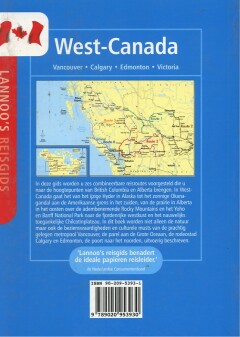 West-Canada / Lannoo's reisgids achterkant