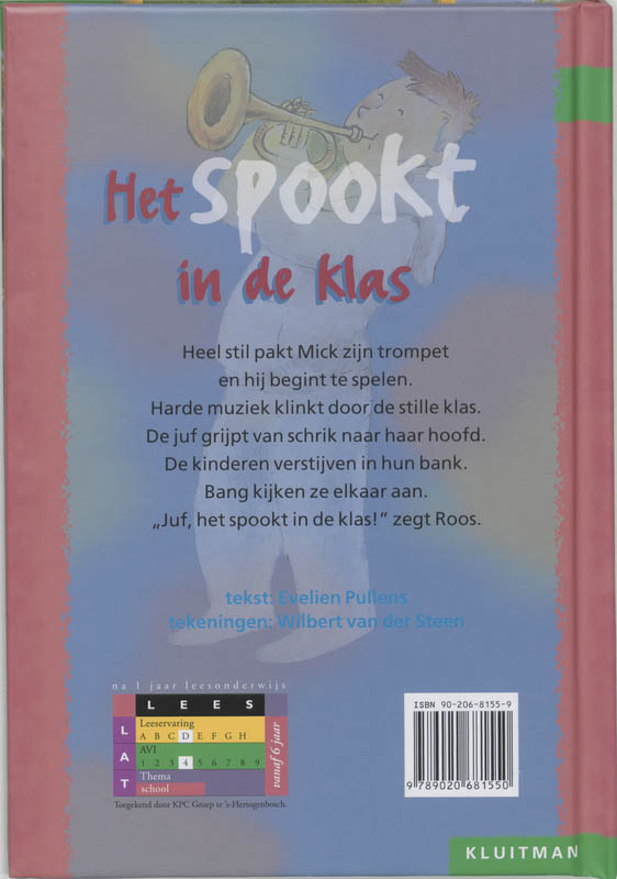 Het spookt in de klas / Klavertje twee-serie achterkant