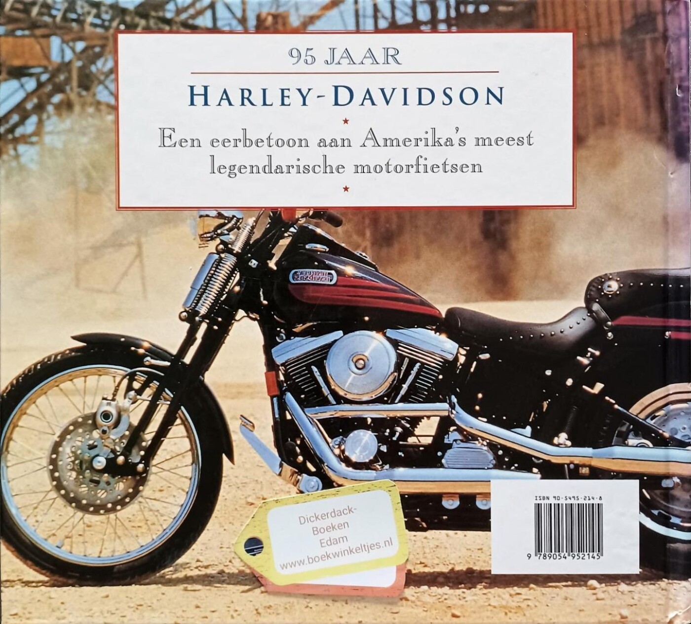 Harley Davidson 95 jaar. Een overzicht achterkant