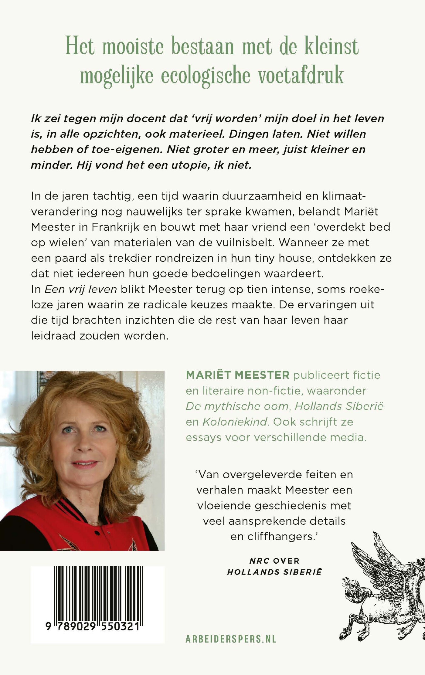 Een vrij leven achterkant