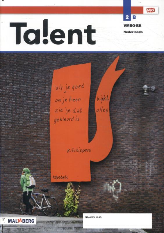 Talent 2 vmbo-bk Nederlands Leerwerkboek B