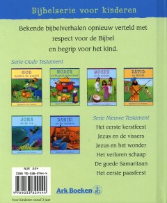 Noach en de grote watervloed / Bijbelserie voor kinderen achterkant