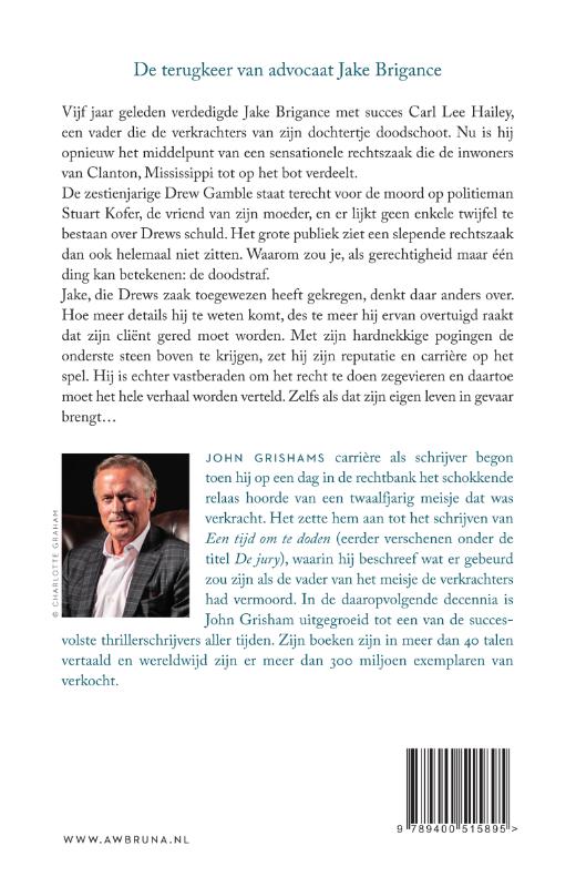 Een tijd voor genade achterkant