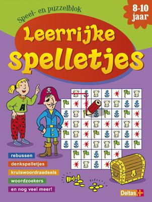 Deltas Speel- en puzzelblok - Leerrijke spelletjes (8-10 jaar)