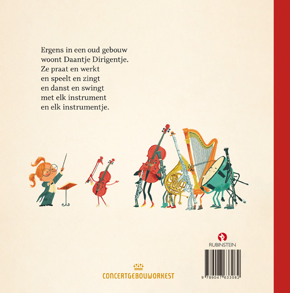 Daantje Dirigentje en een verhaal van een viool / Daantje Dirigentje achterkant