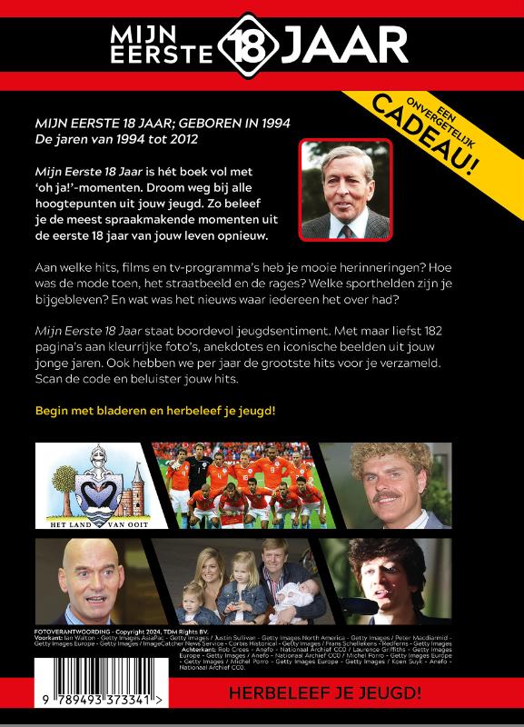 geboren in 1994 / Mijn eerste 18 jaar achterkant