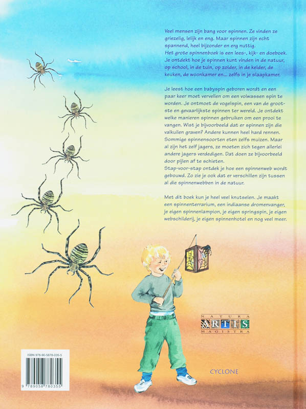 Het Grote Spinnenboek achterkant