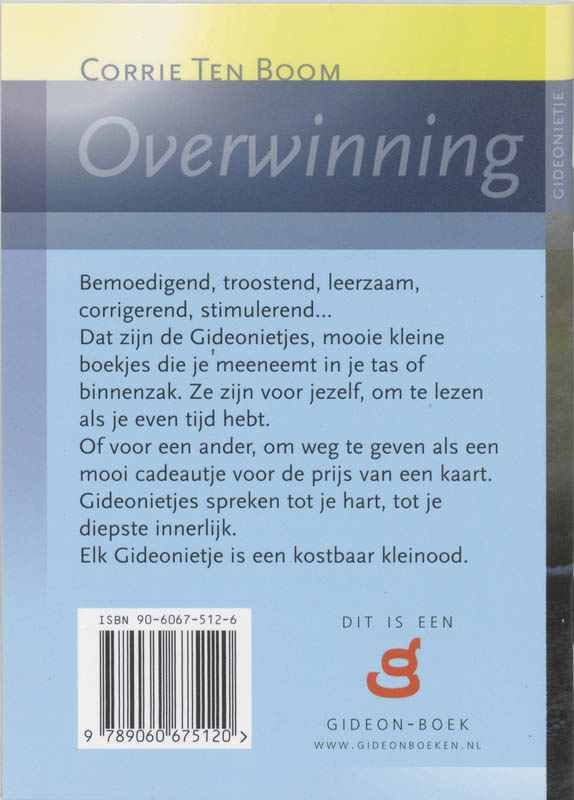 Overwinning Overwinning achterkant