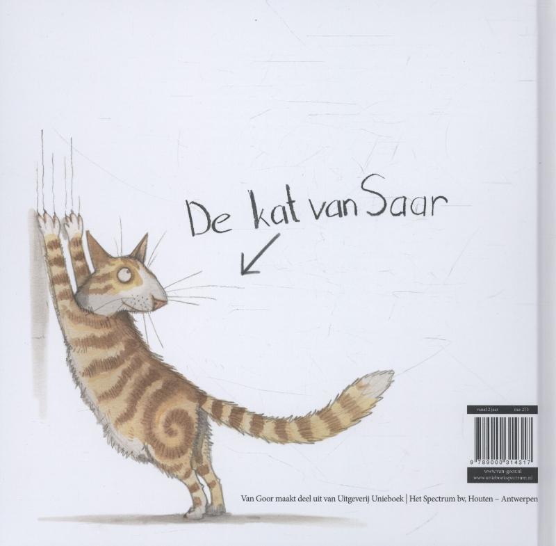 De kat van Saar achterkant