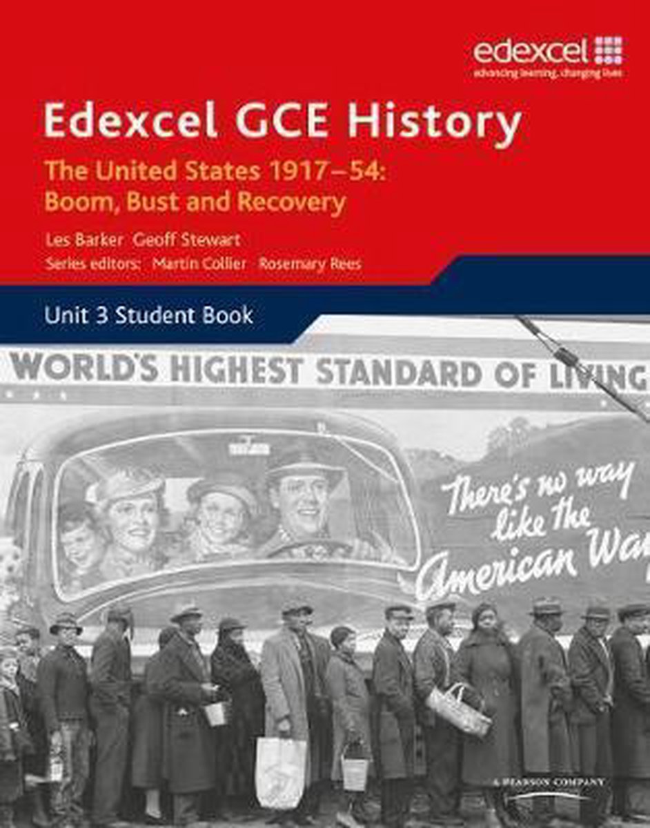 Edexcel GCE History A2 Unit 3 C2 The United States 1917-54: Boom Bust & Recovery