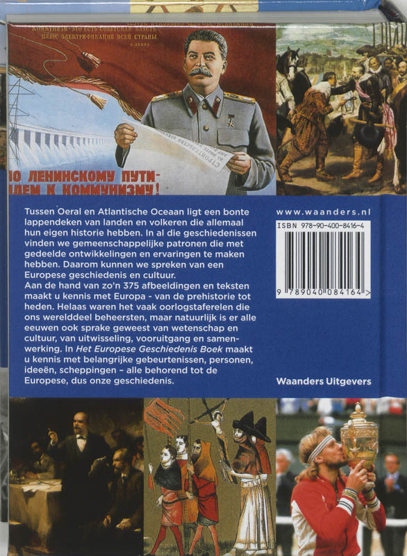 Het Europese Geschiedenis Boek achterkant