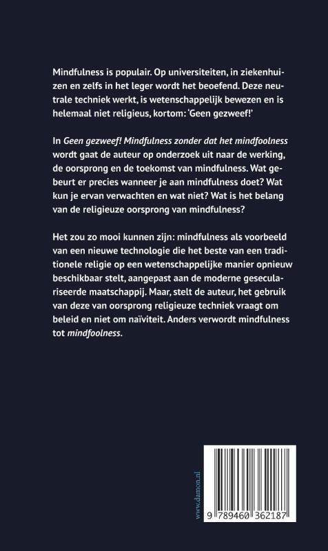 Geen gezweef! achterkant
