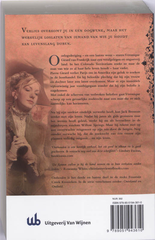 Onthouden / Fountain Creek Kronieken / 3 Onthouden / Fountain Creek Kronieken / 3 achterkant