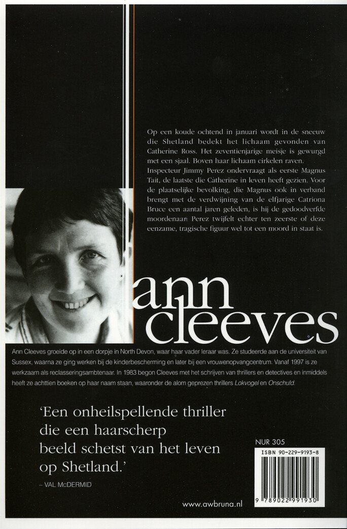 Ravenzwart / Shetland achterkant