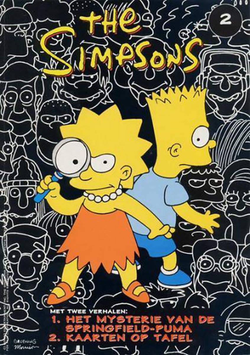 boekenbalie_9789063344986_cover Het mysterie van de Springfield-puma ; Kaarten op tafel / The Simpsons / 2