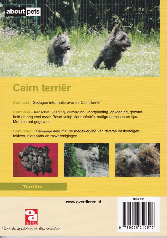 Over Dieren  -   Cairn terrier achterkant