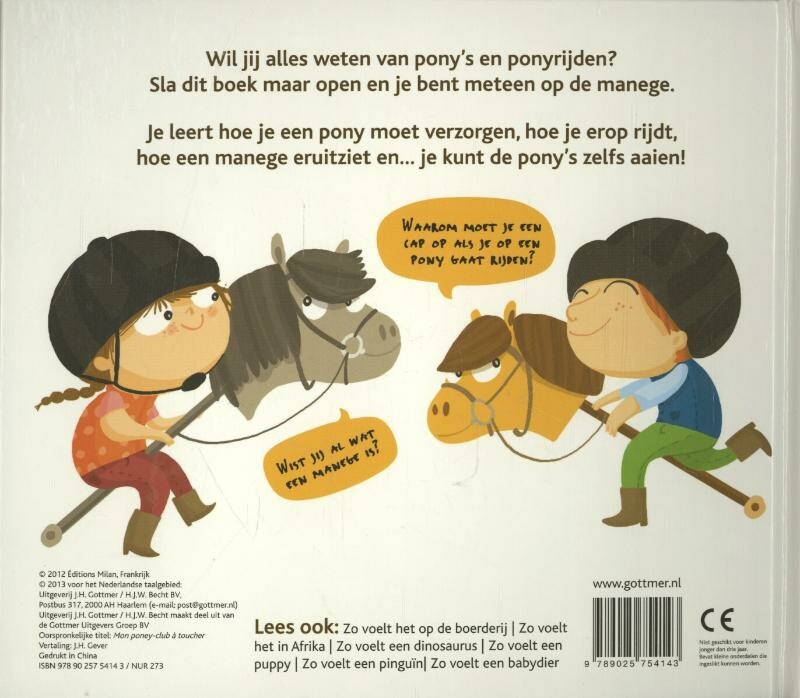 Zo voelt een pony / Zo voelt achterkant