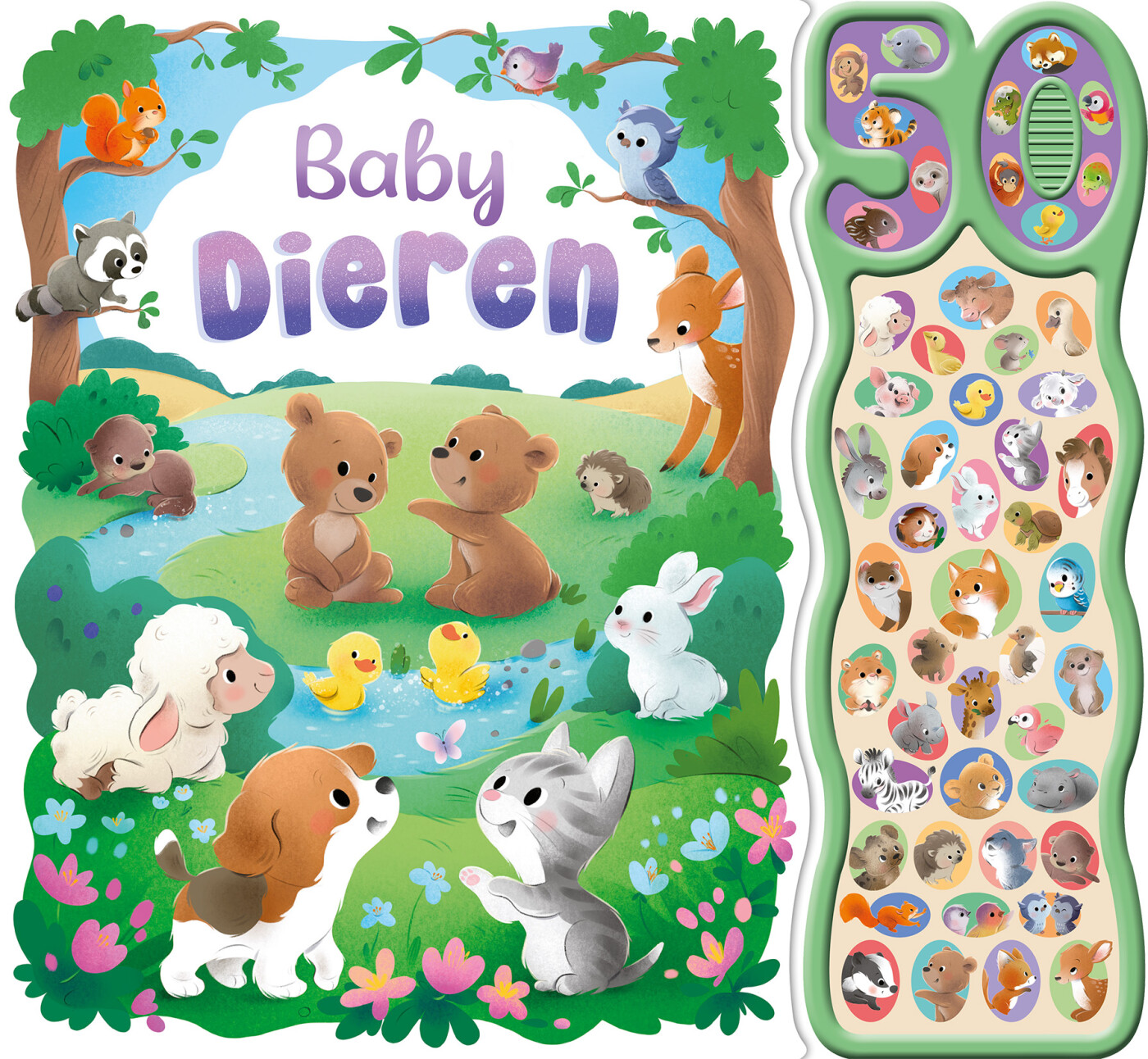 Babydieren – 50-geluidenboek