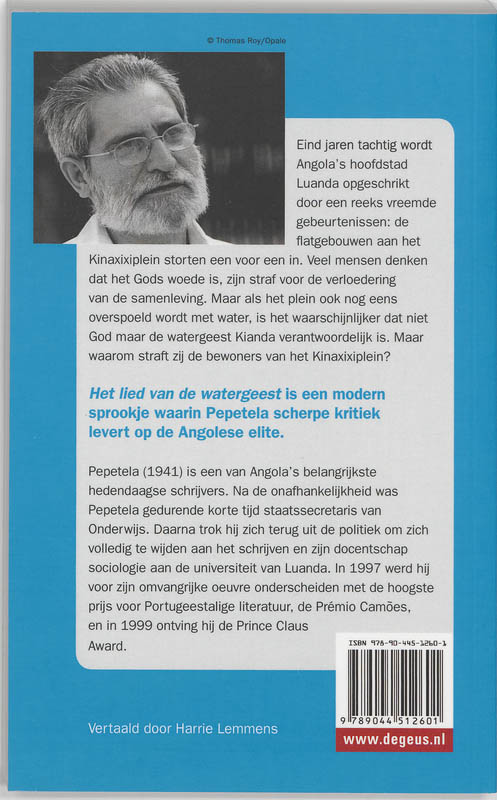 Het lied van de watergeest Het lied van de watergeest achterkant