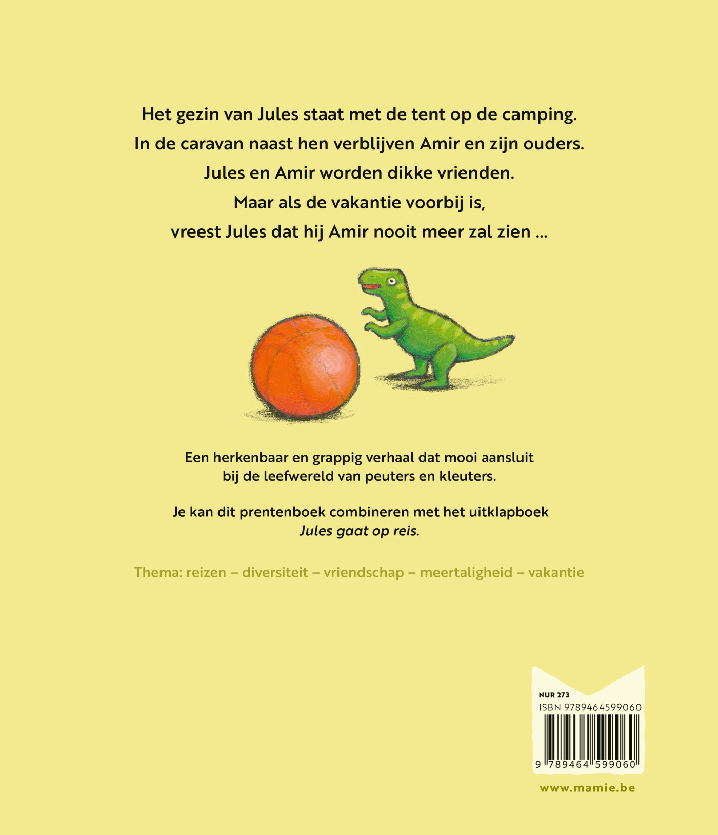 Jules maakt een vriend op vakantie / Jules achterkant