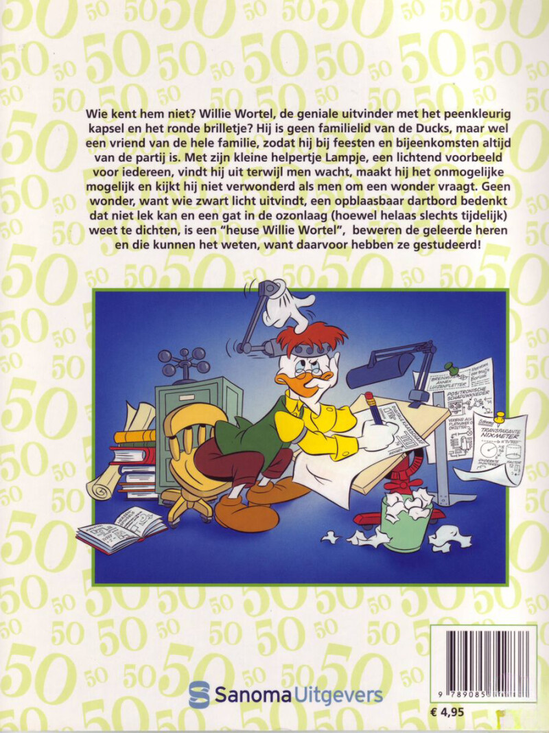 50 vrolijke verzinsels van Willie Wortel / 50-reeks Disney / 9 achterkant