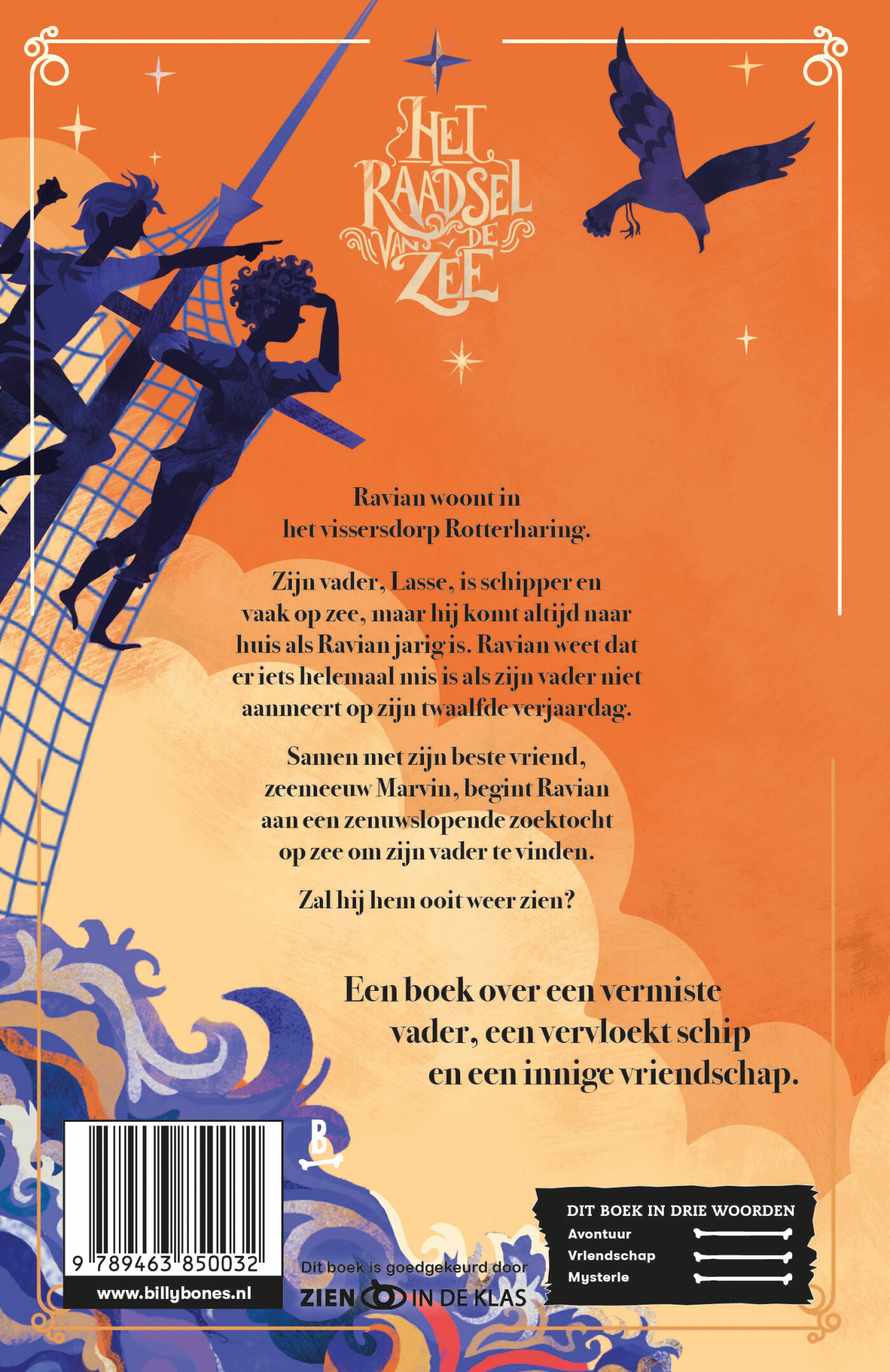 Het raadsel van de zee achterkant