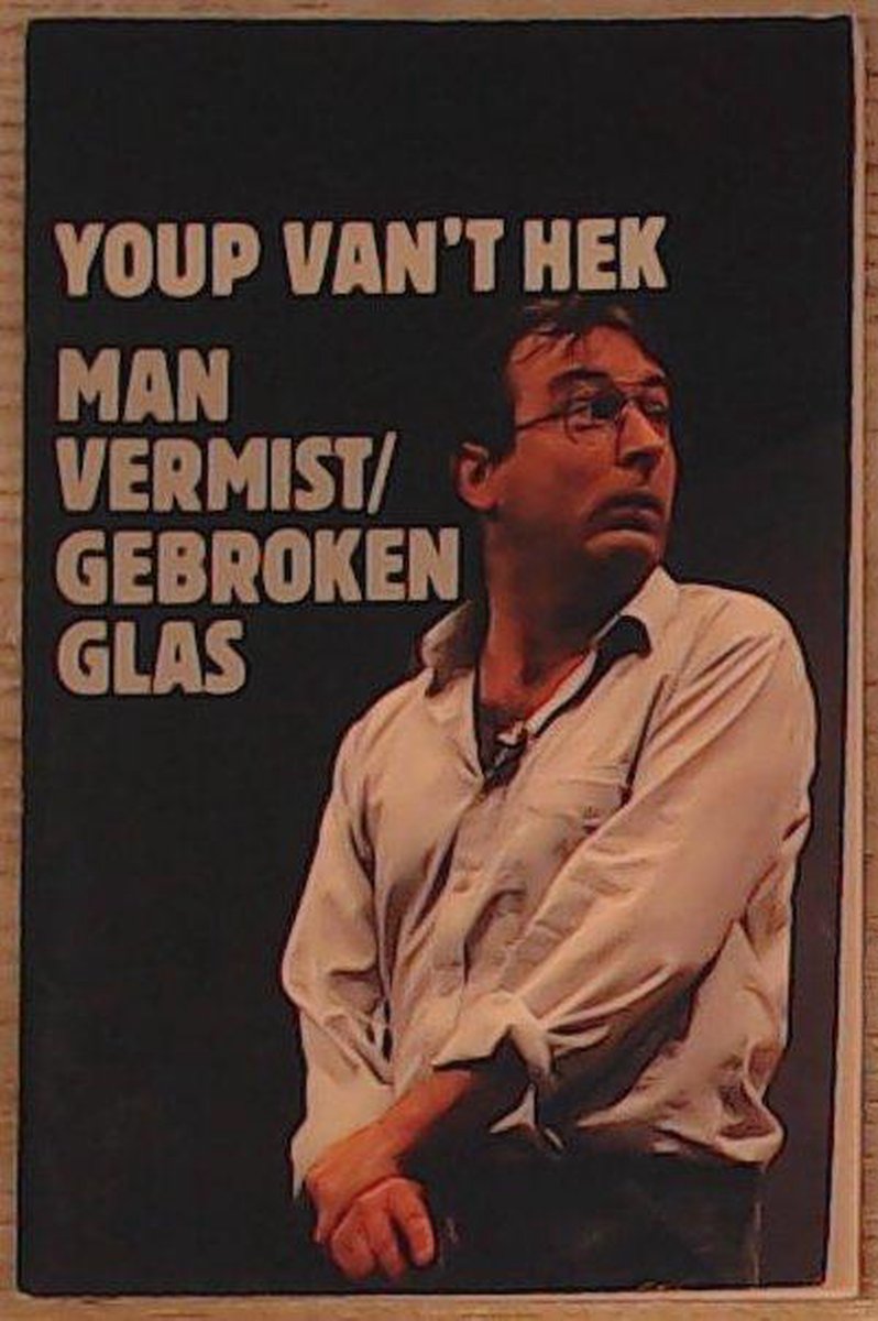 Man vermist gebroken glas