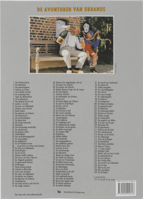 De worstenwurger / Urbanus / 75 achterkant